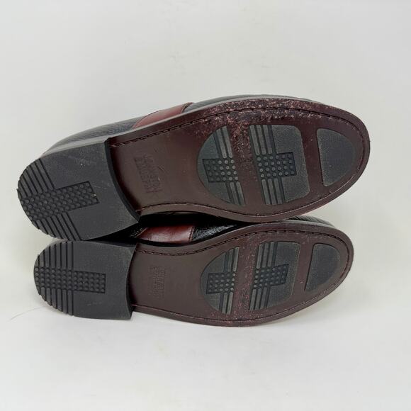 Johnston & Murphy Aragon II Kiltie Tassel Leather Loafer Mens 8W Brown L.4.5 - Picture 15 of 16